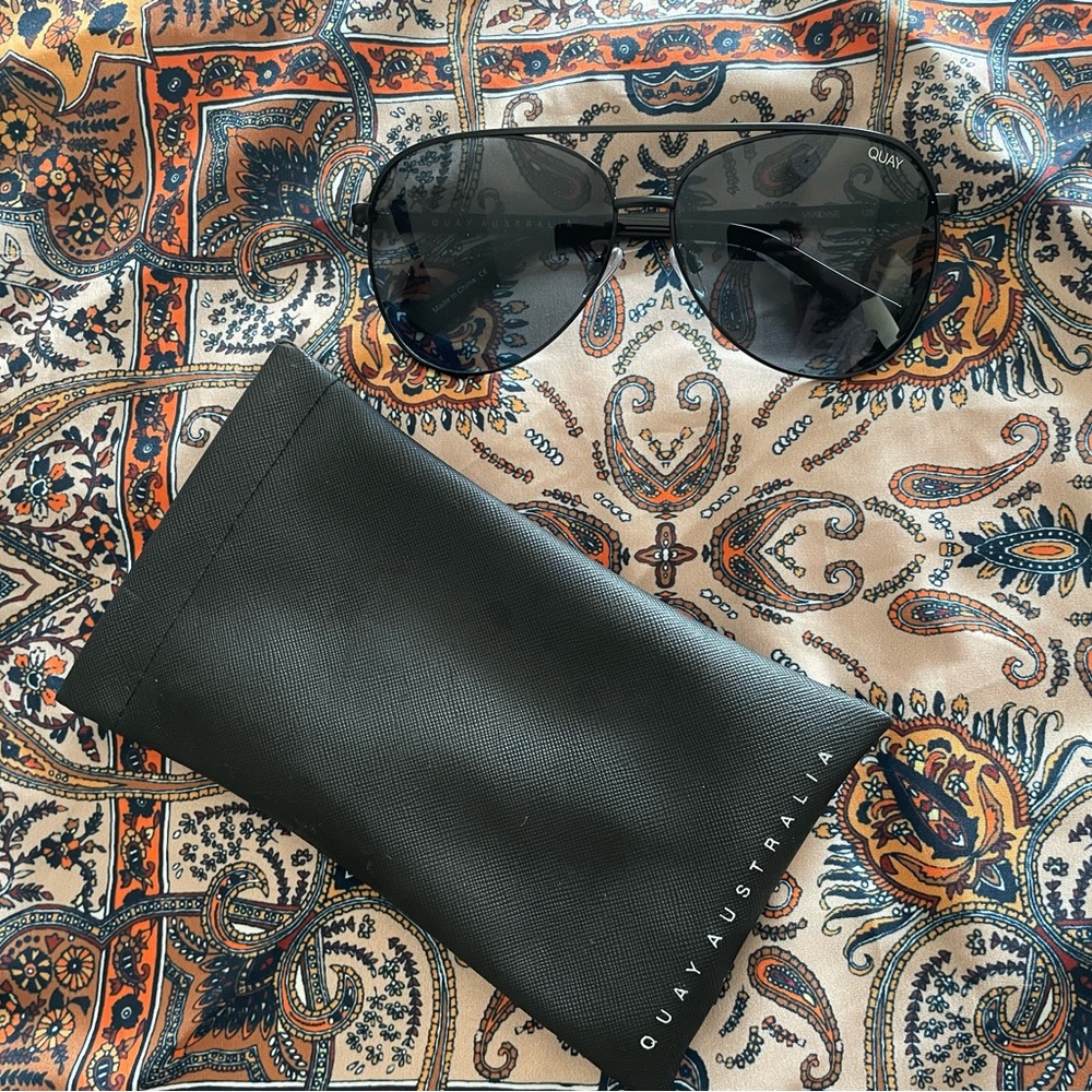Quay Australia “High Key” Aviator Sunglasses
